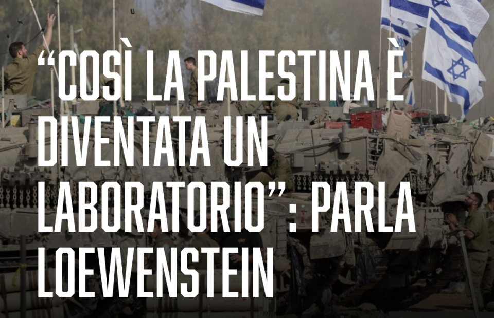 Italy’s Inside Over magazine on the Palestine lab
