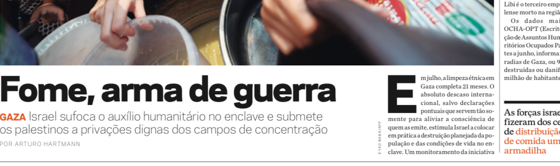 Brazilian magazine tackles the disaster in Gaza