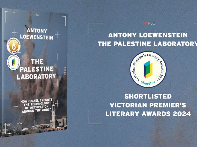 The Palestine Laboratory shortlisted for the Victorian Premier’s Literary Awards 2024